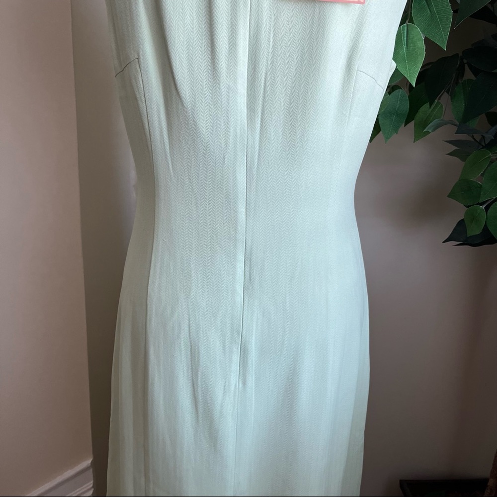 Tommy Bahama Silk Cayman Princess Sheath Dress Green Sz 8 - Picture 12 of 15